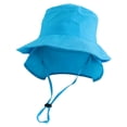 thumbnail image 1 of Toddler Baby Sun Hat Solid Color Unisex Kids Summer For Boys Girls Adjustable Beach Hats Sun Hat UPF 50+ Quick Dry Adjustable Bucket Hat Windproof Beach Fishing Safari Hat for Boys Girls, 1 of 5