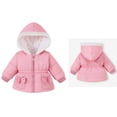 thumbnail image 1 of Toddler Baby Winter Coat,Baby Boys Puffer Coat with Hoods Zipper Up Down Coats for Toddler Baby Winter Fleece Coat Little Boys Girls Clothes, 1 of 8