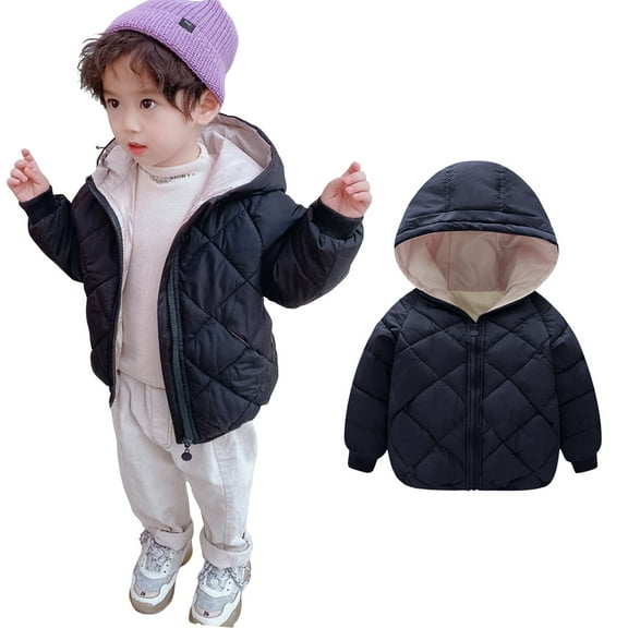 Toddler Baby Winter Coat,Baby Girls Puffer Coat Baby Hoodie Windproof Down Jacket for Toddler Baby Baby Girl Jacket Warm Thick Clothes