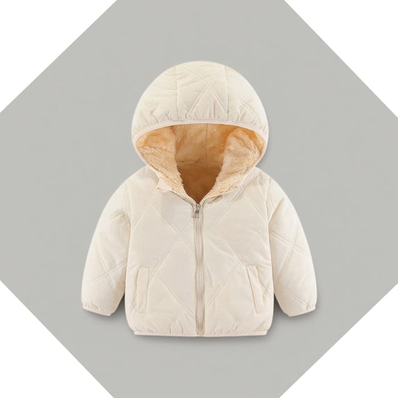 Toddler Baby Winter Coat,Baby Girls Puffer Coat Cute Jackets Long Sleeve Light Winter Coats for Baby Boys Toddler Winter Jacket Baby Clothes