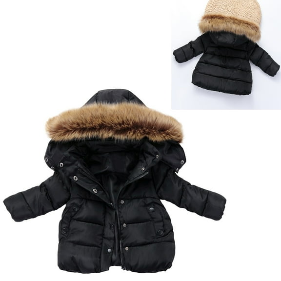 Toddler Baby Winter Coat,Little Boys Girls Puffer Coat Hooded Jackets with Pockets Lightweight Puffer Jacket for Baby Toddler Winter Warm Outwear Jacket Coat Baby Girl Clothes Winter
