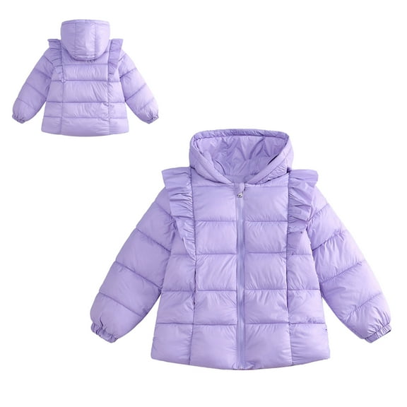 Toddler Baby Winter Coat,Toddler Puffer Coat Cute Jackets Zipper Windproof Jacket Outwear for Baby Girls Toddler Girls Fall Jacket Baby Winter Clothes