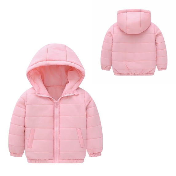 Toddler Baby Winter Coat,Toddler Puffer Coat Hooded Jacket Windproof Down Jacket for Baby Girls Winter Warm Outwear Jacket Coat Baby Girl Clothes Winter