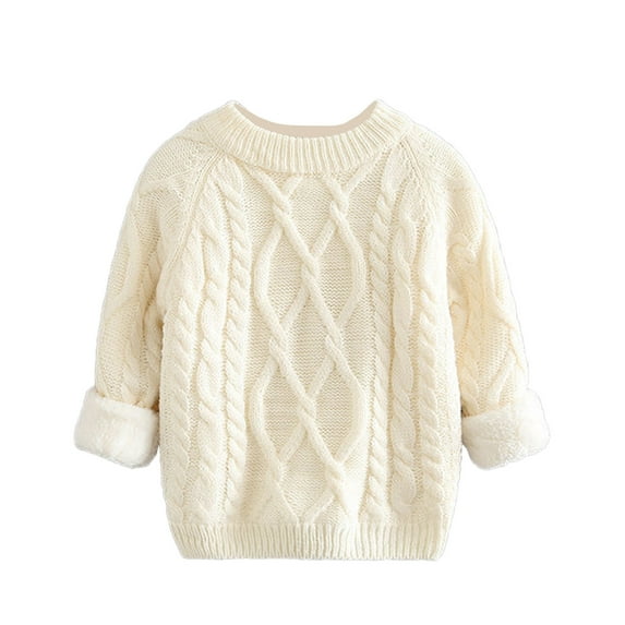 Toddler Babys Girls Sweater Floral Crewneck Long Sleeve Pullover Sweatshirt Knit Fall Winter Clothes