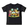 thumbnail image 1 of Toddler Back School Boys Graphic Tops Short Sleeve Tees Kids Soft Casual Shirt Trendy Printed Shirt Clothes Black Size 3-4T, 1 of 5