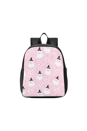 Toddler Backpack Adorable Halloween Ghost Pattern Waterproof Lightweight Backpack Casual Mini Daypack for Daycare & Travel