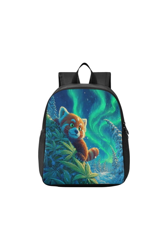 Toddler Backpack Arctic Cute Raccoon Waterproof Lightweight Backpack Casual Mini Daypack for Daycare & Travel