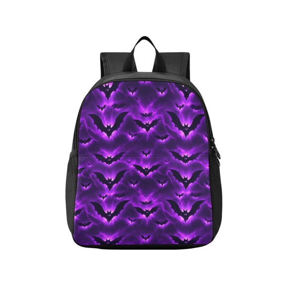 Toddler Backpack Bat Wing Pattern Waterproof Lightweight Backpack Casual Mini Daypack for Daycare & Travel