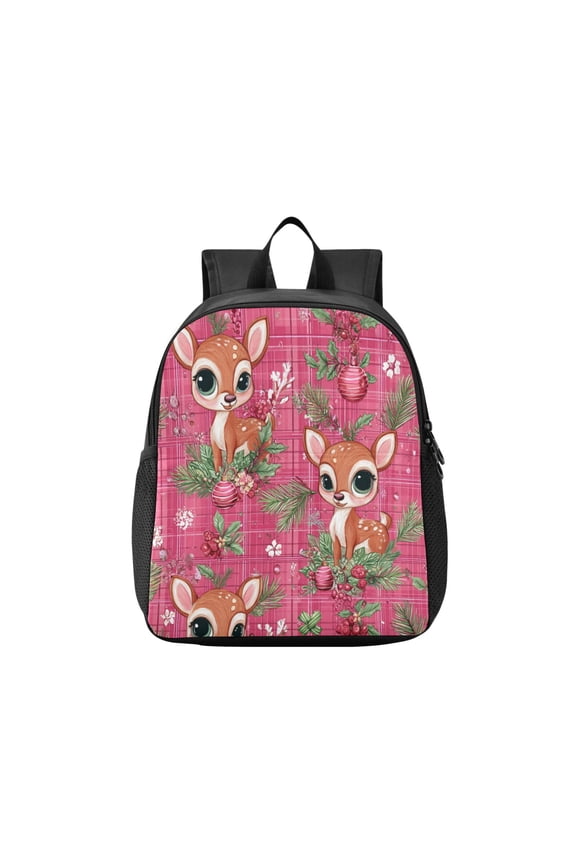 Toddler Backpack Cute Adorable Baby Deer Waterproof Lightweight Backpack Casual Mini Daypack for Daycare & Travel