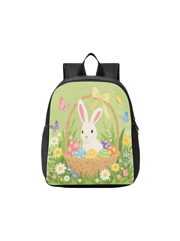 Toddler Backpack Cute Charming Basket Waterproof Lightweight Backpack Casual Mini Daypack for Daycare & Travel