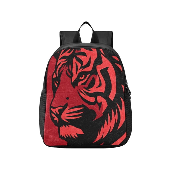 Toddler Backpack Graphic Tiger Head Pattern Waterproof Lightweight Backpack Casual Mini Daypack for Daycare & Travel