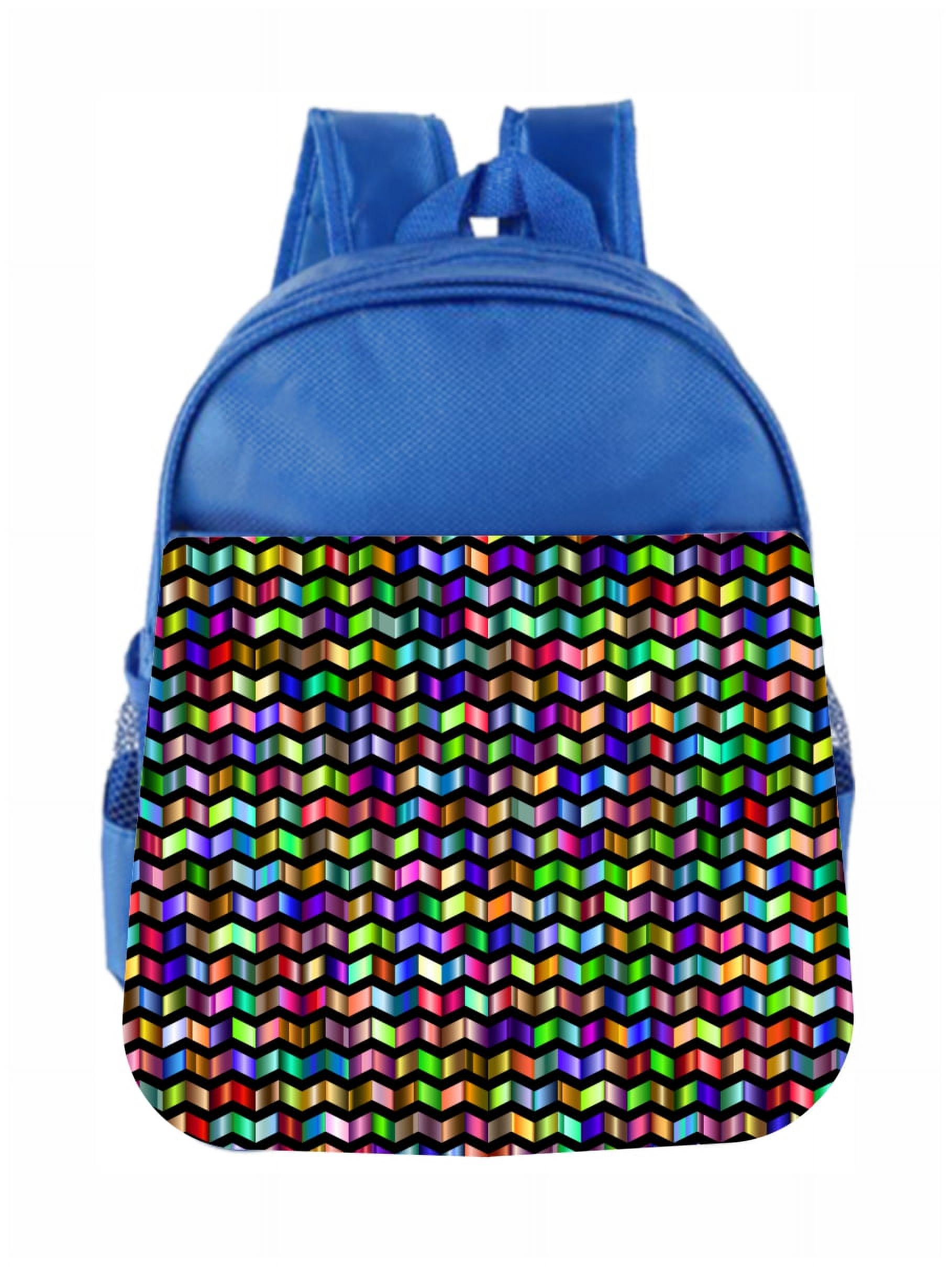 Toddler Backpack Rainbow Geometric Kids Backpack Toddler - image 1 of 4