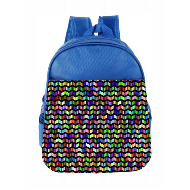 Toddler Backpack Rainbow Geometric Kids Backpack Toddler