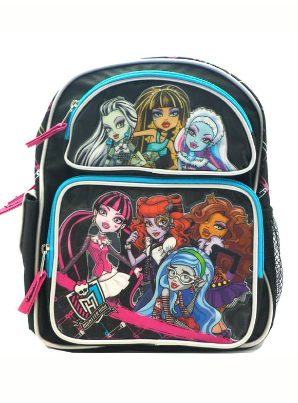 Toddler Backpack Small size 12.00 x 10.00 x 4.50 inches - Monster High - 6 Girls New School Bag Book 076829