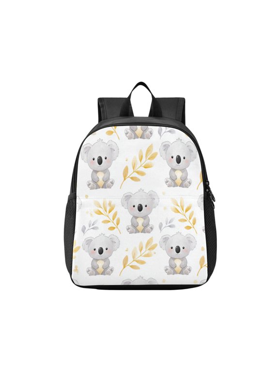 Toddler Backpack Soft Koala Doodles Waterproof Lightweight Backpack Casual Mini Daypack for Daycare & Travel