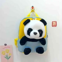 Toddler Backpack with Panda Doll, Preschool Backpacks for Kids