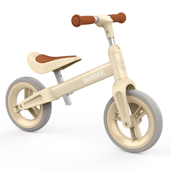 Toddler Balance Bike for 1-6 Year Old Girls & Boys, Adjustable Seat & Handlebar, No-Pedal Training Bike, Best Kids Gift(BEIGE)