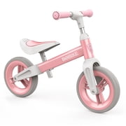 Toddler Balance Bike for 1-6 Year Old Girls & Boys, Adjustable Seat & Handlebar, No-Pedal Training Bike, Best Kids Gift PINK