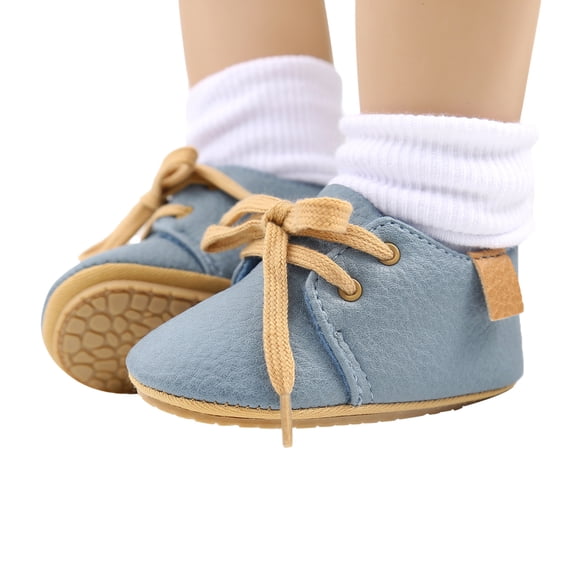 Toddler Barefoot Sandals Non First Walkers Prewalker Sole Flexible Toddler Sandals for Early Steps,Z02 Blue,0-6 Months