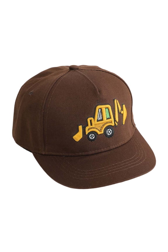 Toddler Baseball Cap Cute Embroidery Cowboy Hat Washed Low Profile Fashion Outdoor Caps Fashion Outdoor Hats Fitness Running Cap Coffee One Size