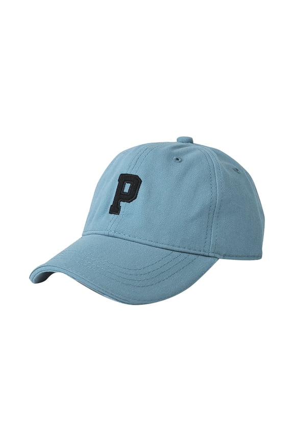 Toddler Baseball Cap Letter P Embroidery Little Boy Baseball Hat Breathable Gift for Toddler Boy Hats Kids Clothes