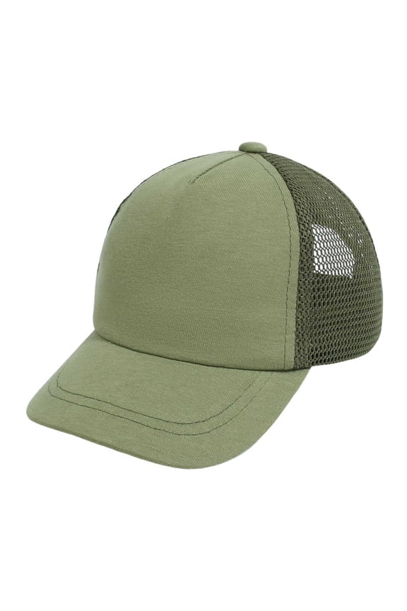 Toddler Hat Green Boy Sun Hat Breathable Park Toddler Baseball Caps for Boys 1-3 Year Kids Clothes