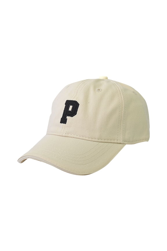 Toddler Baseball Hat Letter P Embroidery Baseball Hat Toddler Breathable Cycling Toddler Baseball Caps for Boys Kids Clothes