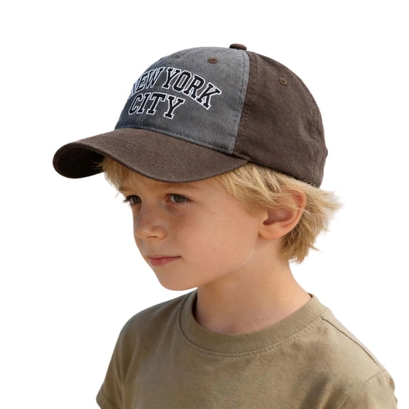 Toddler Baseball Hat Upf 50+ Uv Protection Workout Cap Breathable Mesh Back Washed Low Profile Cap Fitness Running Cap Coffee One Size