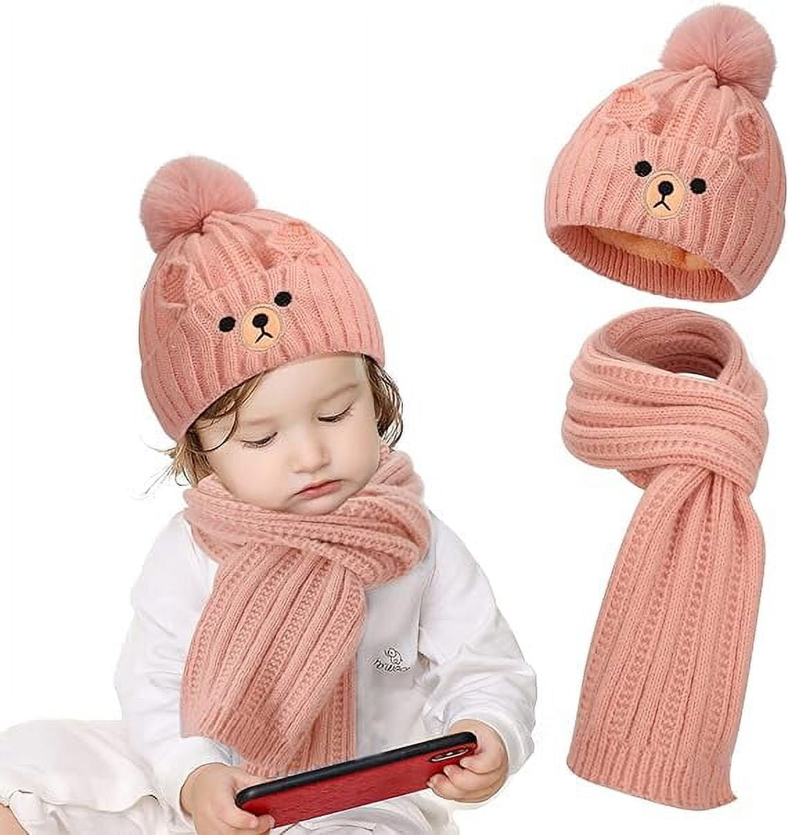Toddler Beanie Hat Set