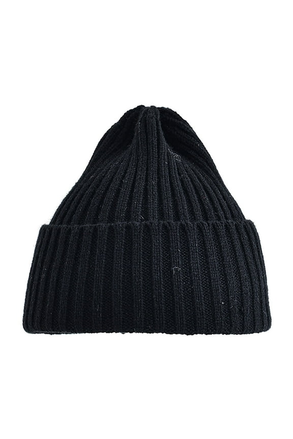 Toddler Beanie for Boys Girls Warm Knit Stocking Cap Kids Winter Hat, Unisex Warm Cap, for 1-5 Years,black