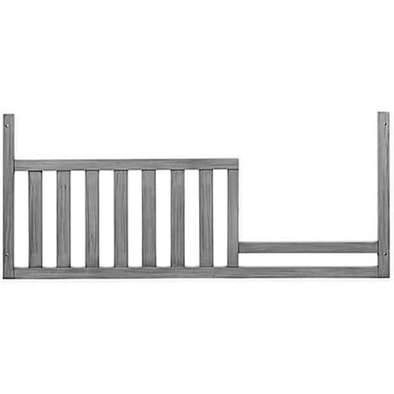 Toddler Bed Safety Guard Rail Compatible with Oxford Baby, Soho Baby, Ozlo Baby & Avalon Baby Cribs (Brushed Grey, Option 1)