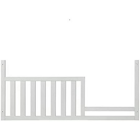 Toddler Bed Safety Guard Rail Compatible with Oxford Baby, Soho Baby, Ozlo Baby & Avalon Baby Cribs (Oyster White, Option 1)