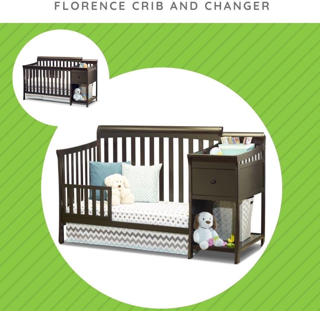 Toddler Bed Safety Guard Rail Conversion Kit for Sorelle Cribs