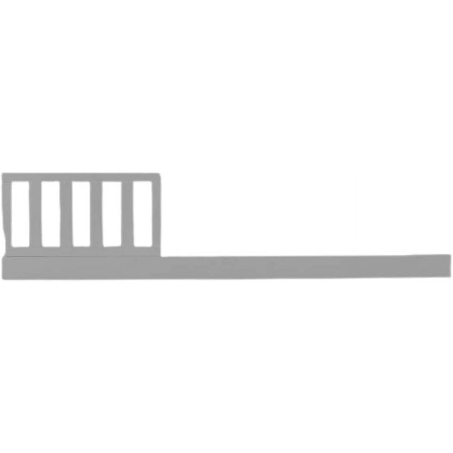 Toddler Bed Safety Guard Rail Conversion Kit for Sorelle Cribs (Weathered Gray, Model 151