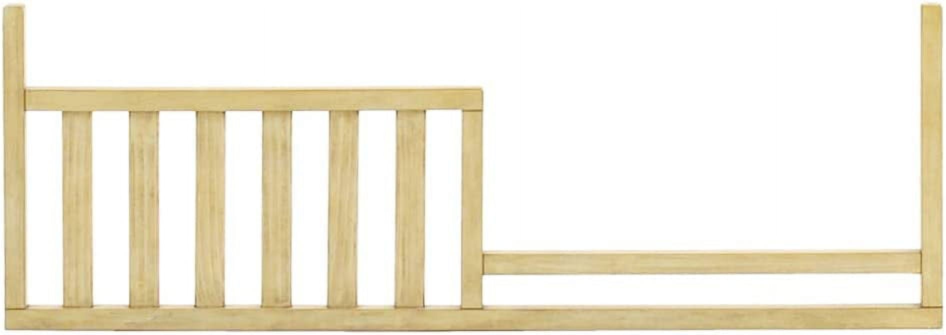 Unfinished Solid Wood Toddler Bed Safety Guard Rail