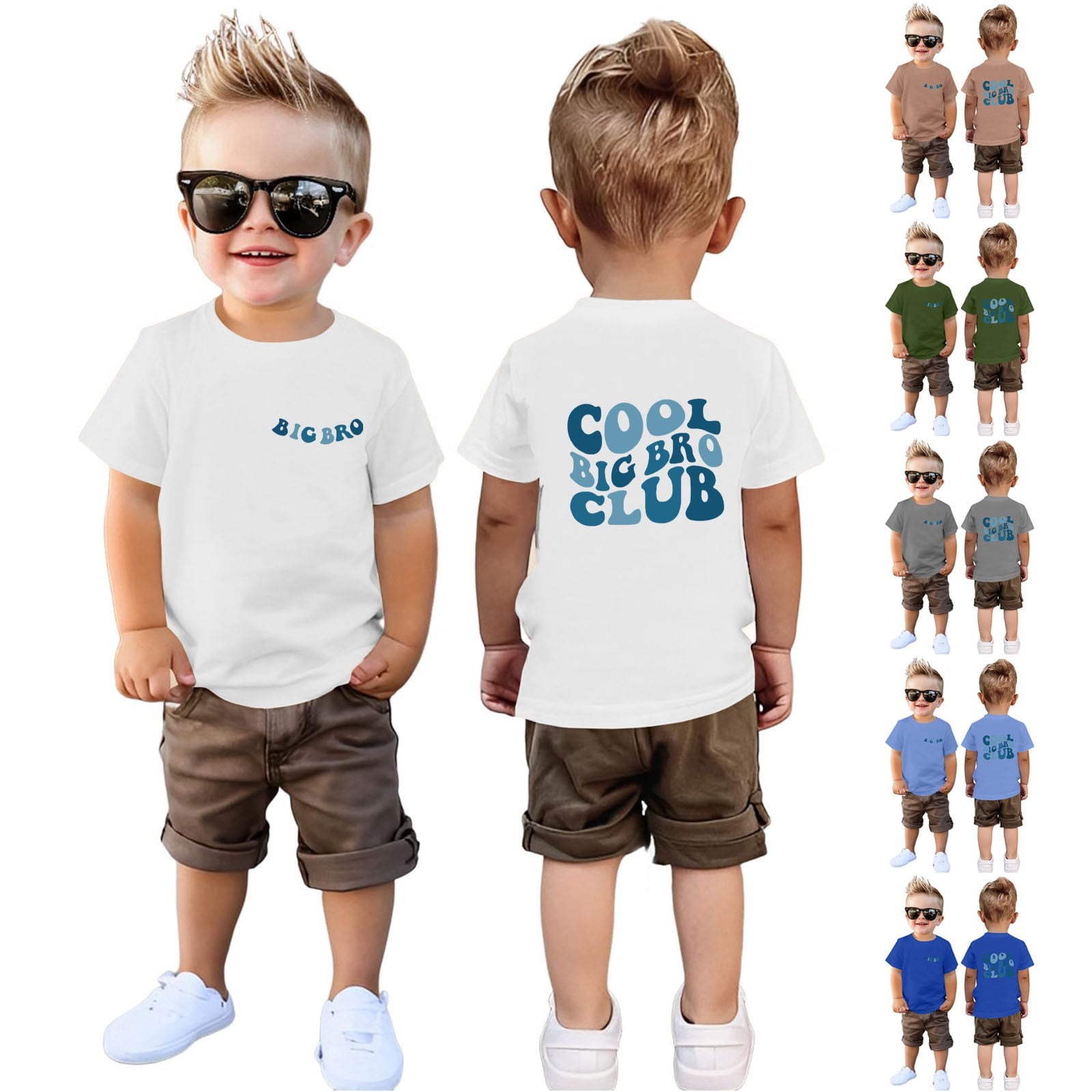 Boys Big Bro Patch SS Tee by Sweet Winks main image 1