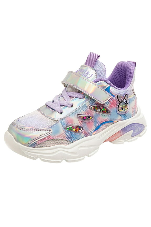 Toddler Big Toddler Running Shoes Size 8 Walking Sports Shoes Lightweight Size 5 Girl Shoes Breathable athletic Running Wedges Shoes on Anti Soft for Girls 1