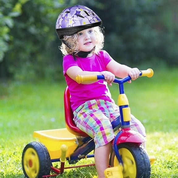 Toddler Bike Helmet Adjustable Helmet for Kids and Youth Bicycle Cycling Skate Scooter Skateboard Helmet