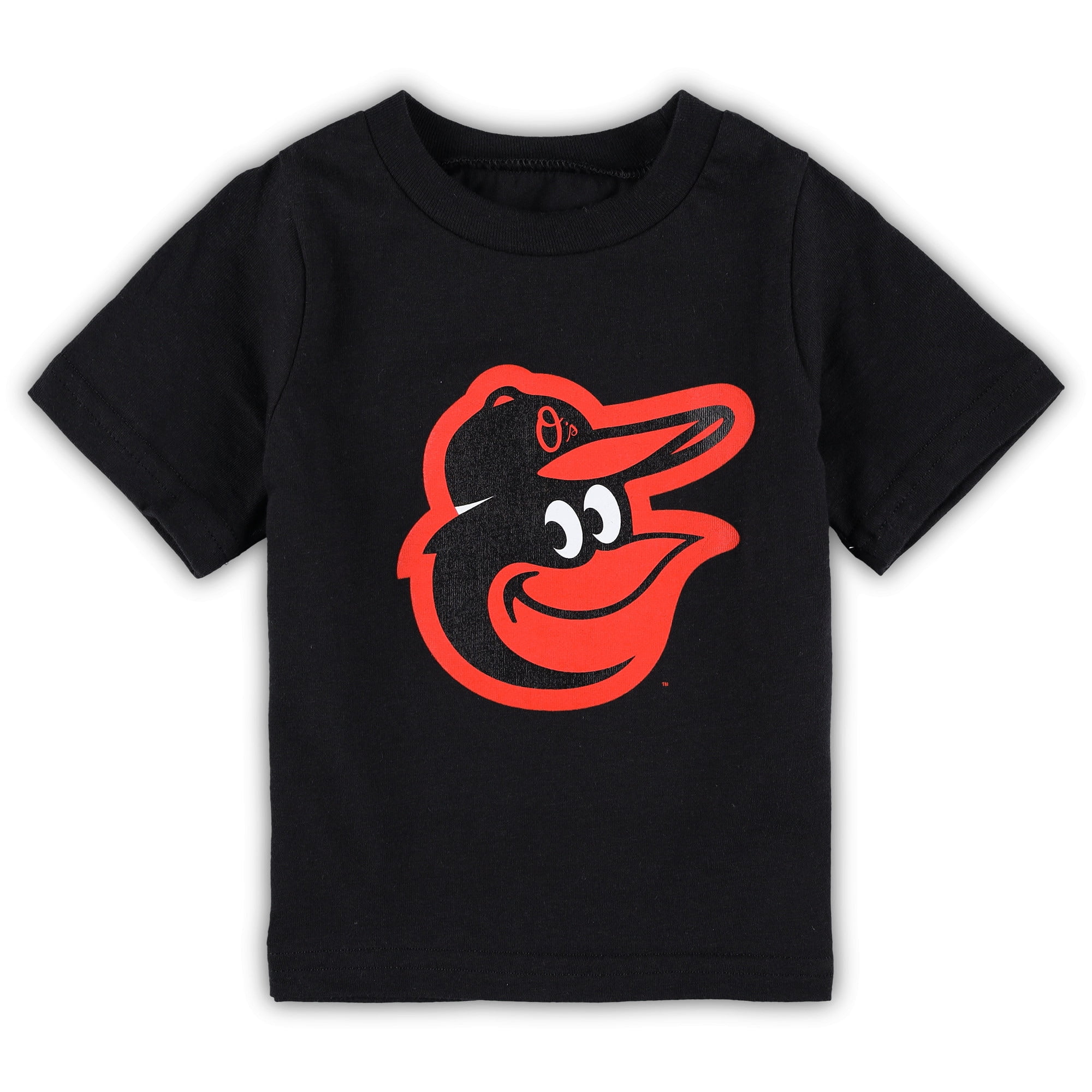 Toddler Girls Baltimore Orioles Soft as a Grape Pink Polka Dot Logo T-Shirt