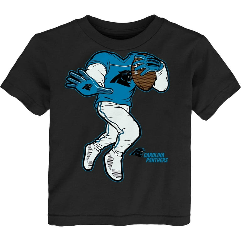 Toddler Black Carolina Panthers Stiff Arm T Shirt Walmart