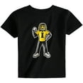 thumbnail image 1 of Toddler Black Iowa Hawkeyes Big Logo T-Shirt, 1 of 1