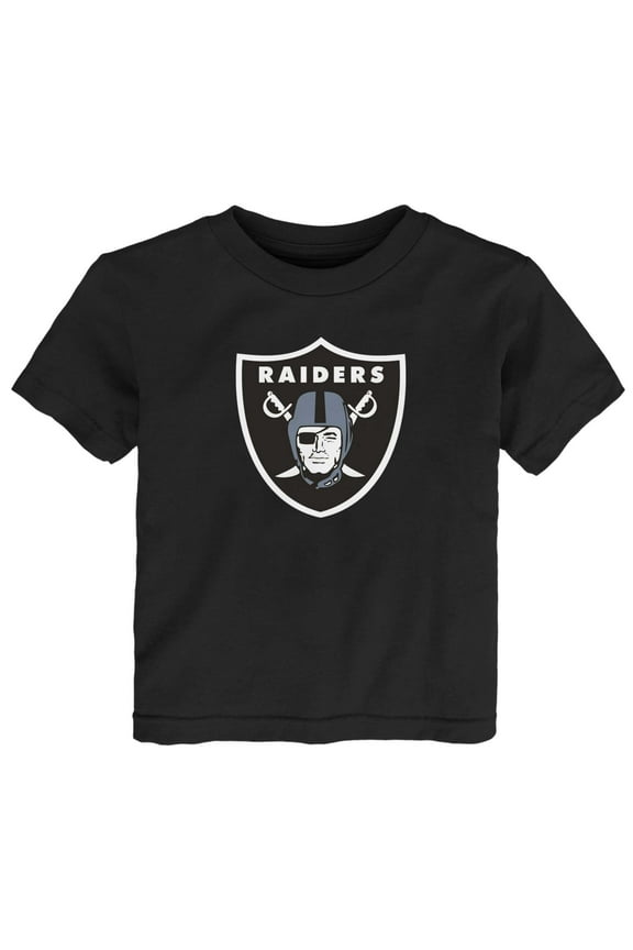 Toddler Black Las Vegas Raiders Primary Logo T-Shirt