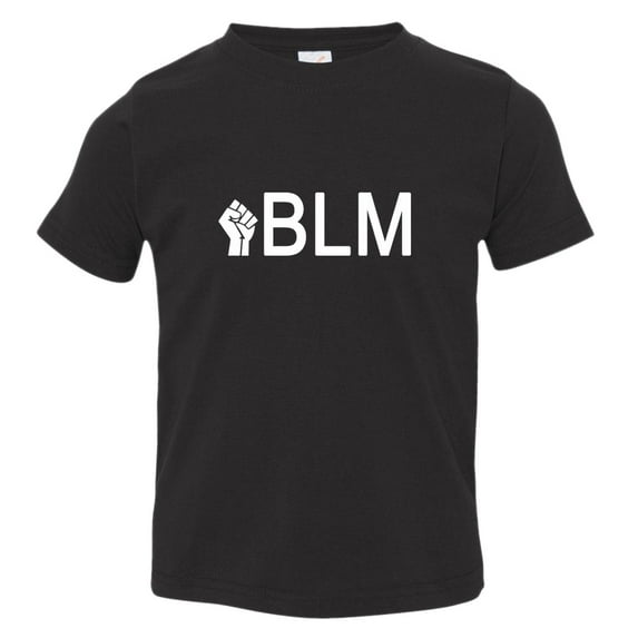 Toddler Black Lives Matter Pride Proud Fist Tee Shirt Blk 2