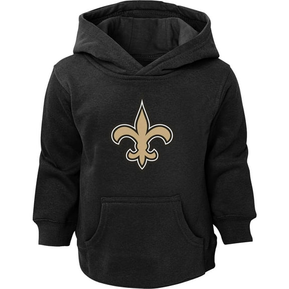 Toddler Black New Orleans Saints Logo Pullover Hoodie