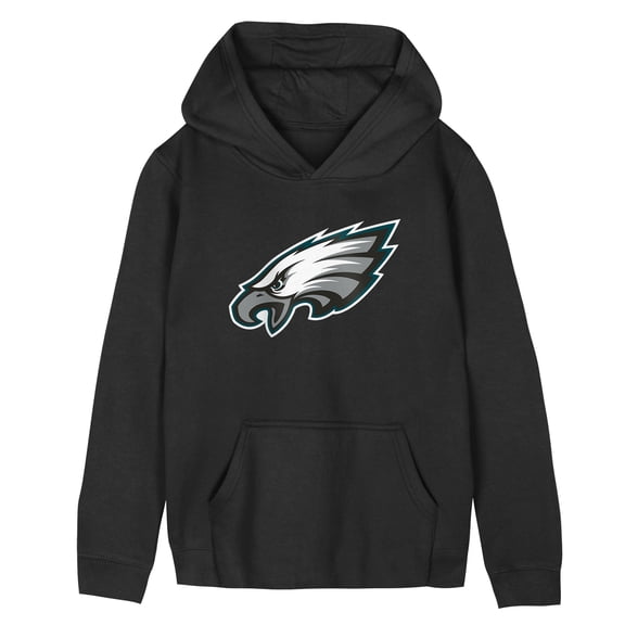 Toddler Outerstuff Black Philadelphia Eagles Primary Logo Fleece Hoodie