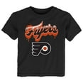 thumbnail image 1 of Toddler Black Philadelphia Flyers Bubbly Script T-Shirt, 1 of 1