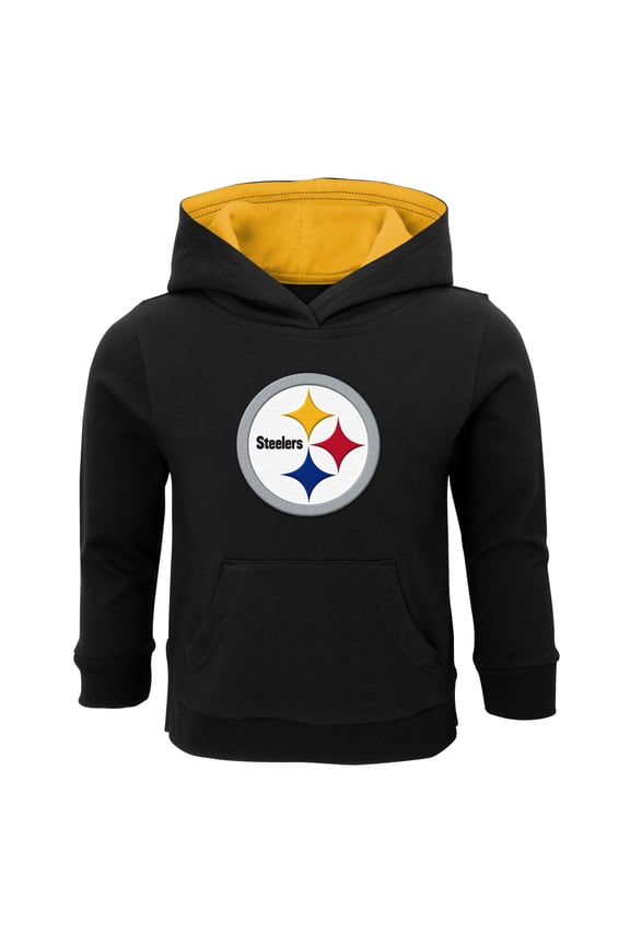 Toddler Black Pittsburgh Steelers Prime Pullover Hoodie