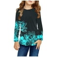 thumbnail image 1 of Toddler Black Shirt Kids T-Shirt Orange Toddler Shirt Teen Items Black Long Sleeve Shirt Kids, 1 of 6