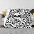 thumbnail image 1 of Toddler Blanket For Boys Girls Adult Lightweight Baby Kids Blanket Cute Soft 3d Print Skull Head Blankets Comfy Fleece Flannel Plush Crib Throw Blankets Gifts 40"X30", 1 of 7