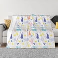 thumbnail image 1 of Toddler Blanket For Boys Girls Adult Lightweight Baby Kids Blanket Cute Soft Cute Rabbit Blankets Comfy Fleece Flannel Plush Crib Throw Blankets Gifts 60"X50", 1 of 7
